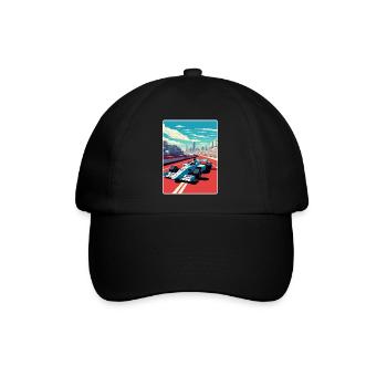 Mexico Circuit Motorsport Race Travel Poster WPA - Baseball Cap - black/black - Front