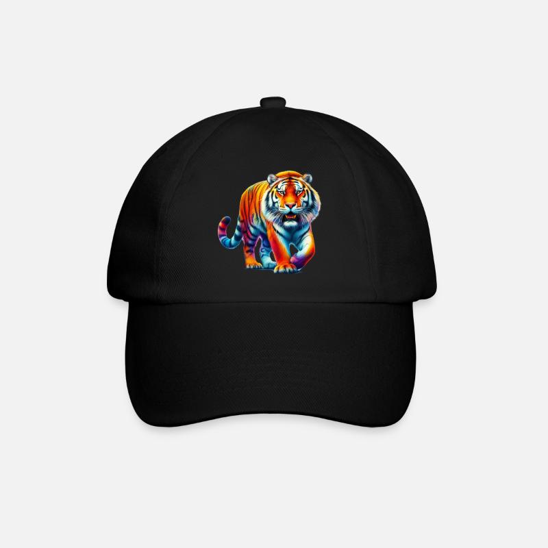 Tiger - Baseballkappe - Schwarz/Schwarz