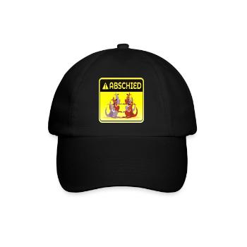 ABSCHIED KOLLEGEN TEAM GRUPPE - KÄNGURUS - Baseballkappe - Schwarz/Schwarz - Vorne