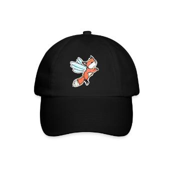Fantastic, Flying Fairy Fox - Baseball Cap - black/black - Front