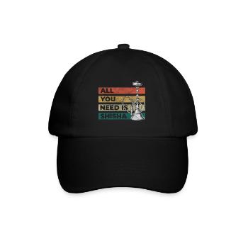 narguilé à la vapeur mégot à fumer - Casquette classique - noir/noir - Devant