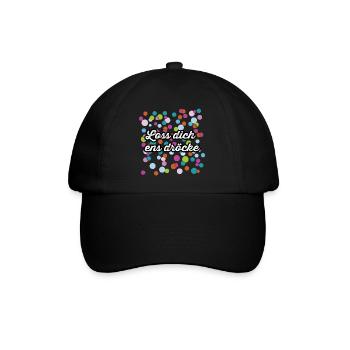 Lose dich ens dröcke et cela au carnaval - Casquette classique - noir/noir - Devant