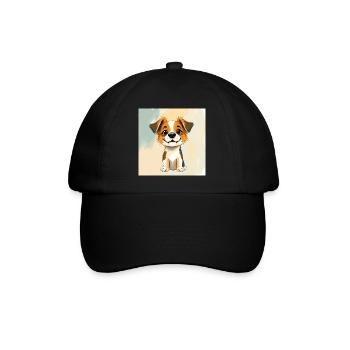 Berger australien mignon - Casquette classique - noir/noir - Devant
