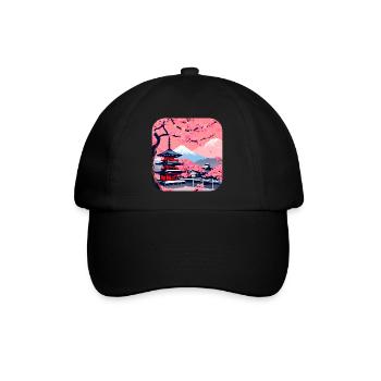 Japan World Tour Temples Culture - Baseball Cap - black/black - Front