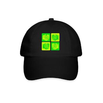 Camera – Pop Art Photography Camera - Baseball Cap - black/black - Front