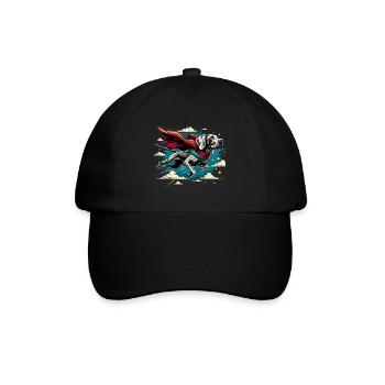 Super Dog Weimaraner Weimi Cape Cape Gift - Baseball Cap - black/black - Front