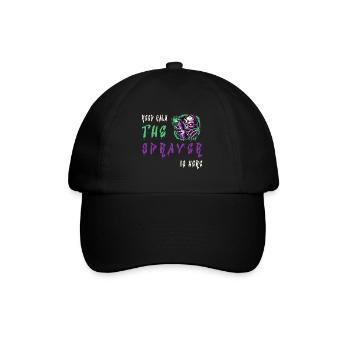 Keep Calm – Le pulvérisateur - Casquette classique - noir/noir - Devant