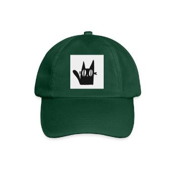Mimi the Black Cat - Baseball Cap - bottle green - Front