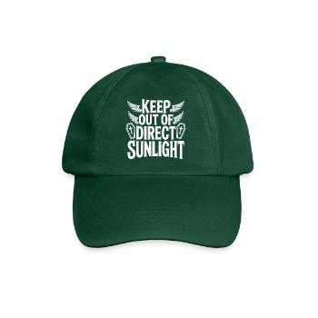 Tenir à l’abri de la lumière directe du soleil ! Vampire Goth Emo - Casquette classique - vert bouteille - Devant