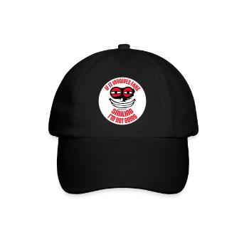 S’il s’agit d’un faux sourire, je ne vais pas le dire - Casquette classique - noir/noir - Devant