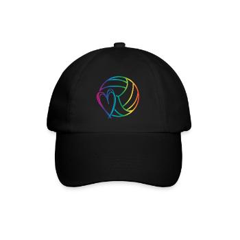 Volleyball Love - Baseball Cap - black/black - Front