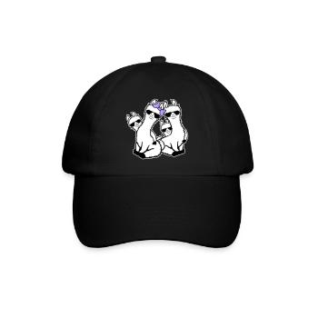 Llamas Mom Kids Family Dad Dad Sunglasses - Baseball Cap - black/black - Front