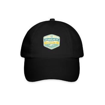 Je t’écoute, pas volontairement - Casquette classique - noir/noir - Devant