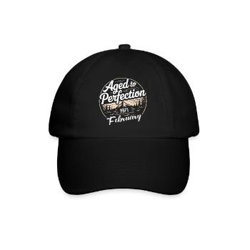 February 1971 - Baseball Cap - black/black - Front