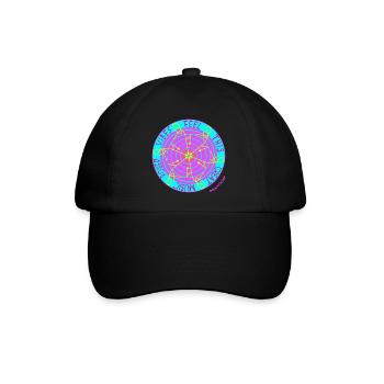 Music Vibes -Retro Vinyl Dance - Baseball Cap - black/black - Front