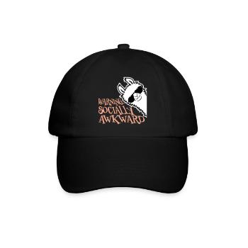Lama Warning Socially Awkward Sunglasses Alpaca - Baseball Cap - black/black - Front