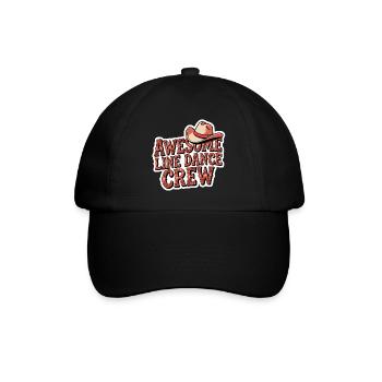 Fantastic line dance crew - Baseball Cap - black/black - Front