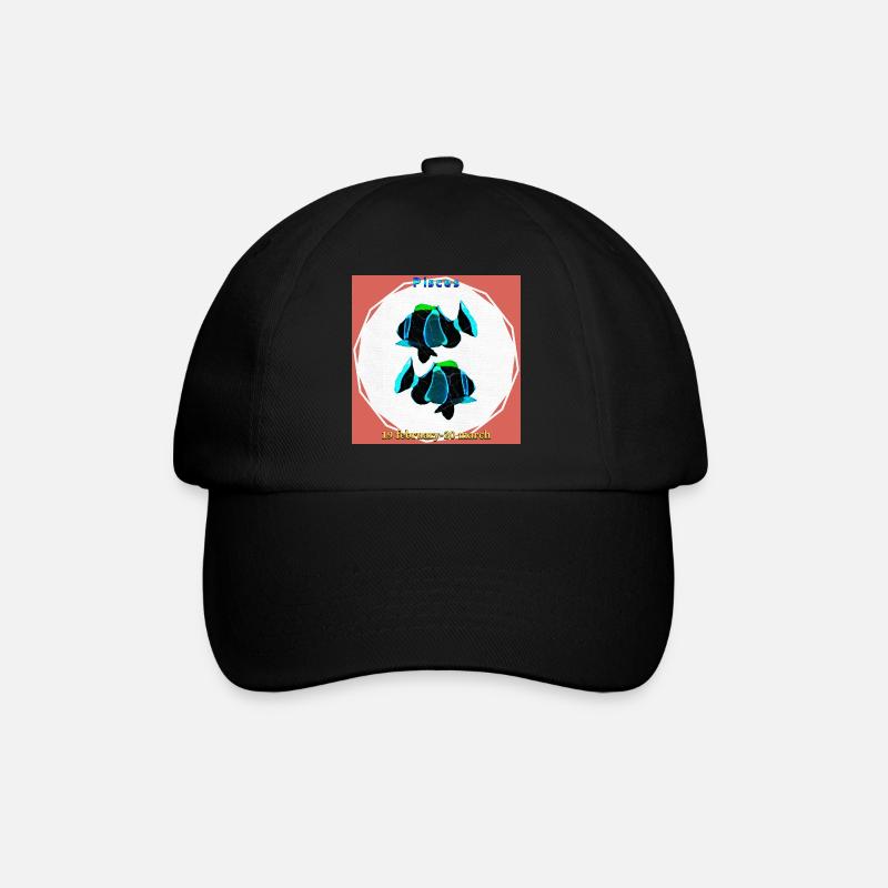 Poisson - Casquette classique - noir/noir