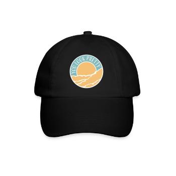 Tu as l’air assez drôle, complément Logo de l’amour de soi - Casquette classique - noir/noir - Devant