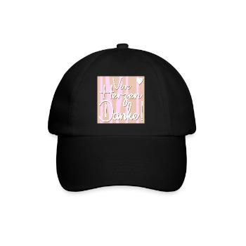 Merci - Casquette classique - noir/noir - Devant