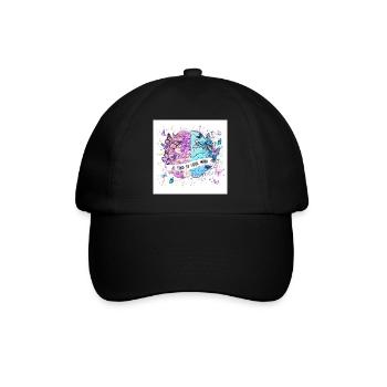 Be kind to your mind – Butterfly Heart - Baseball Cap - black/black - Front