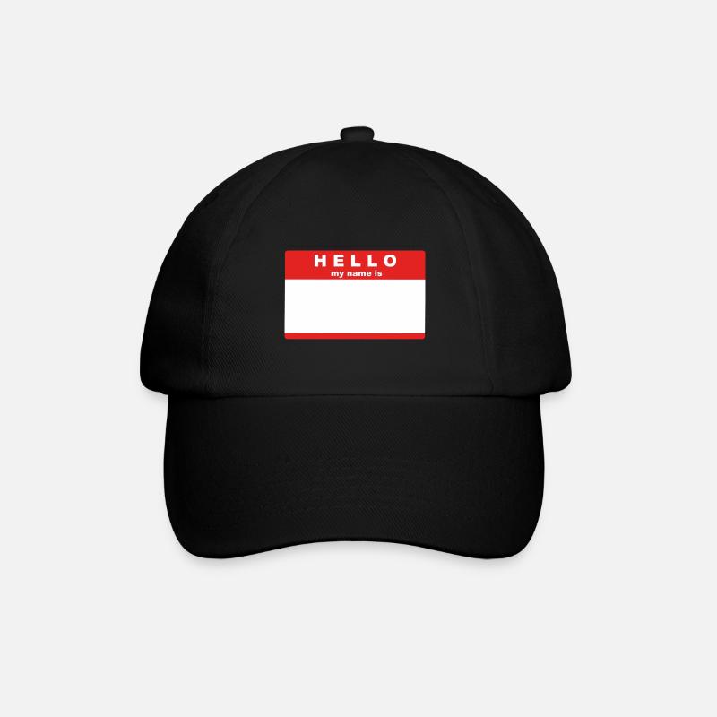 mon nom est - Casquette classique - noir/noir