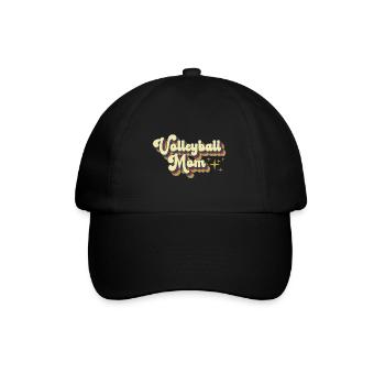 Volleyball Maman Vintage Femmes Fête des Mères - Casquette classique - noir/noir - Devant