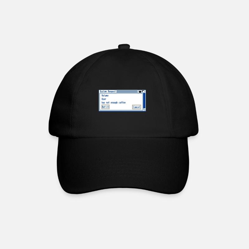 Demande système de case à cocher café - Casquette classique - noir/noir