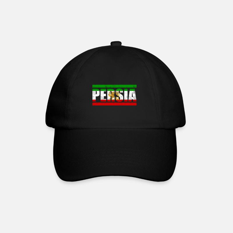 Persien - Baseballkappe - Schwarz/Schwarz