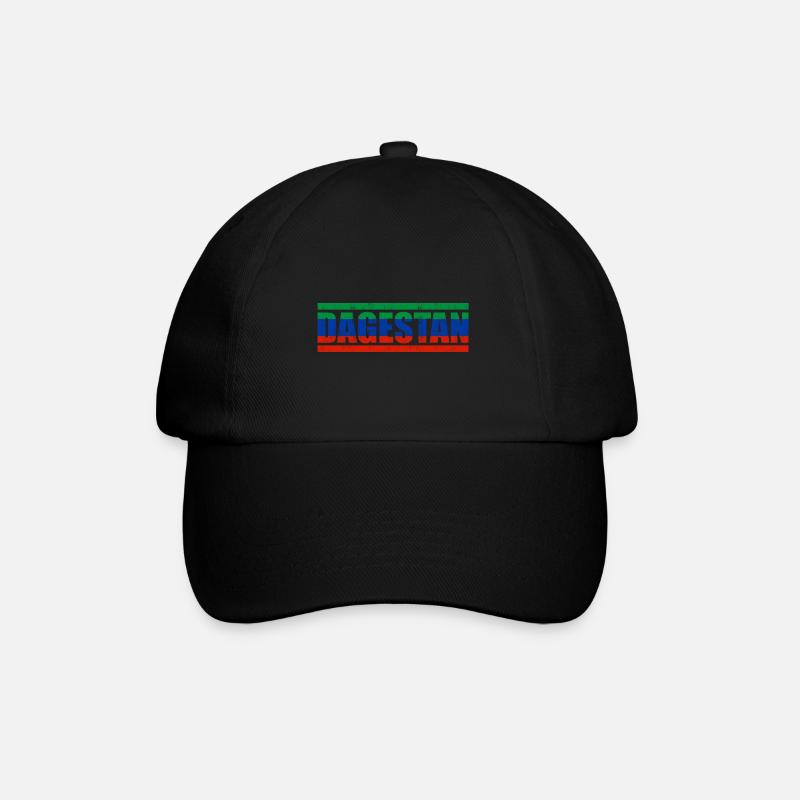 Dagestan - Baseballkappe - Schwarz/Schwarz