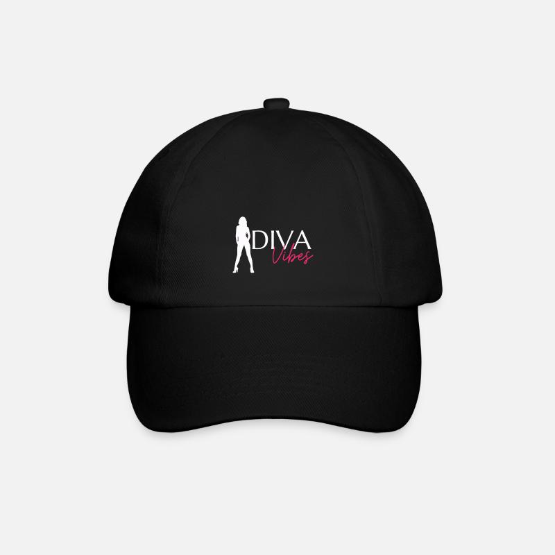 Diva Vibes - Mindset - Baseball Cap - black/black