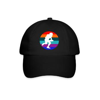 American football - Baseball Cap - black/black - Front