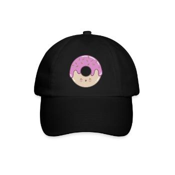 Beignet sucré - Casquette classique - noir/noir - Devant
