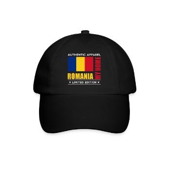 Romania - Baseball Cap - black/black - Front