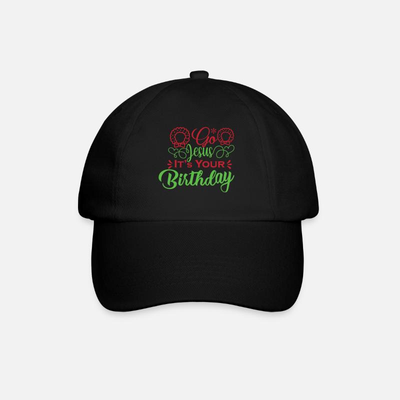 Go Jesus It s Your Birthday - Baseball Cap - black/black