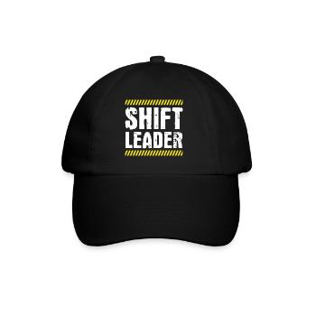 Chef de quart Shiftleader - Casquette classique - noir/noir - Devant