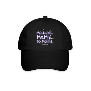 Meilleure mamie du monde. - Casquette classique - noir/noir - Devant