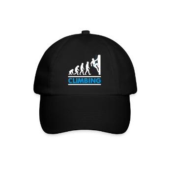 Escalade Évolution Grimpeur - Casquette classique - noir/noir - Devant