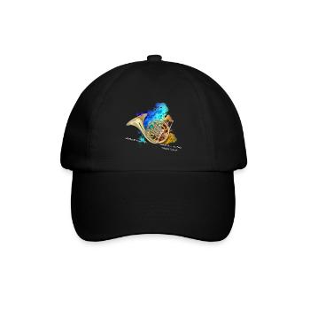 horn - Baseball Cap - black/black - Front