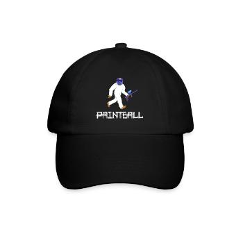 paintball gotcha paintballspieler - Baseballkappe - Schwarz/Schwarz - Vorne