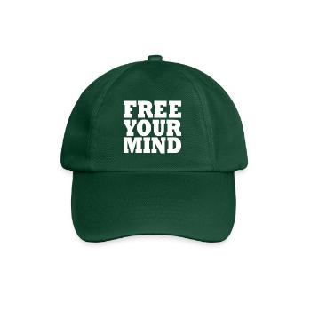 Free your mind - Casquette classique - vert bouteille - Devant