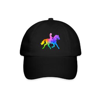Pony Riding Girls - Baseball Cap - black/black - Front