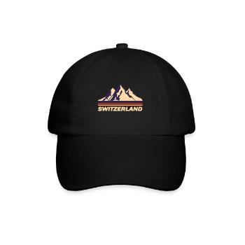Suisse - Casquette classique - noir/noir - Devant