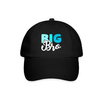 BIG BRO Frère - Casquette classique - noir/noir - Devant