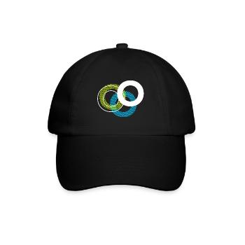 O Letter - Baseball Cap - black/black - Front