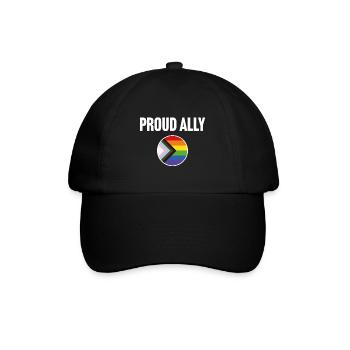 Proud Ally - Baseball Cap - black/black - Front