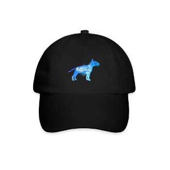 Liebender Bullterrier Papa - Baseballkappe - Schwarz/Schwarz - Vorne