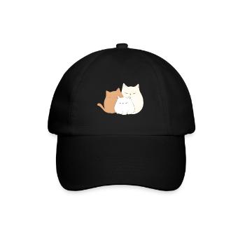 3 chatons - Casquette classique - noir/noir - Devant