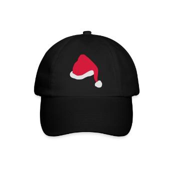 Lustige Geschenke zu Weihnachten - Baseballkappe - Schwarz/Schwarz - Vorne