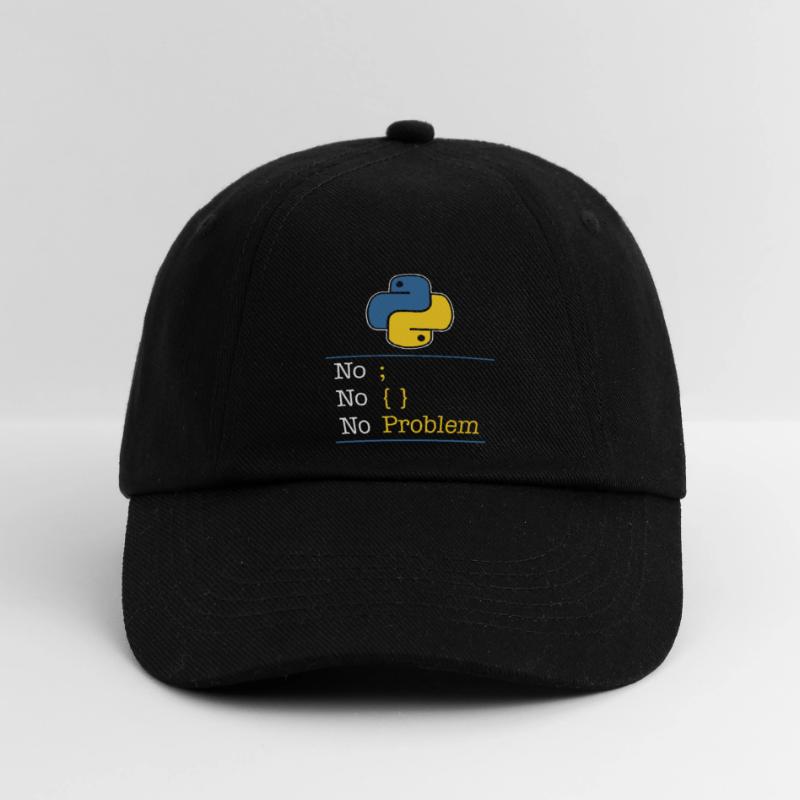 Python no problem Baseball Cap